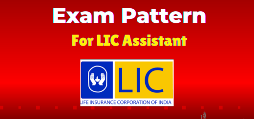 Exam Pattern for LIC Assistant